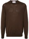 D4.0 Wool Sweater In Brown