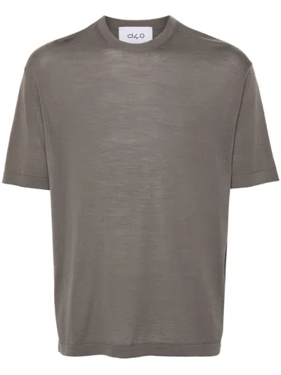 D4.0 Wool Sweater In Grey