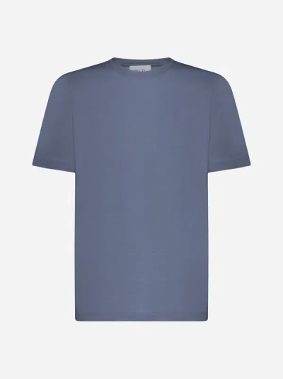 D4.0 Wool T-shirt In Sky Blue