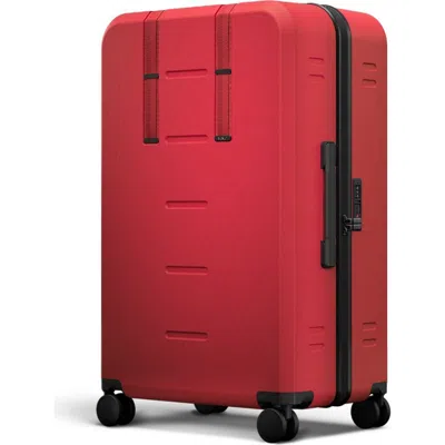 D_b_ Ramverk Compact Hard-shell 31 Inch Checked Luggage Spinner With Zipper In Red
