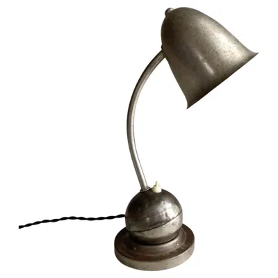 Pre-owned Daalderop Kdm Royal Holland Bauhaus 'tumbler' Lamp By Daalderop, Early Edition, Late 1920s In Black