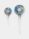 Dab'o Hand-blown Crystal Mini Water-diffusing Globes (set Of 2)  Abask Gift Set In  Multi
