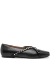 D’accori Cara Ballerina Shoes In Black