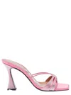 D’accori D'accori Lust Mules In Pink