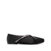 D’accori Cara Ballerina Shoes In Black