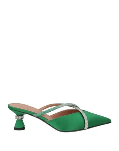 D’accori D'accori Woman Mules & Clogs Emerald Green Size 6 Textile Fibers