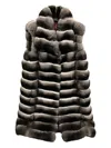 Dad Furs Milano Bianca Jacket In Gray