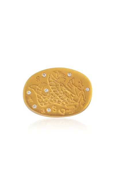 Daga Jewels 14k Gold Hippocampus Signet Ring