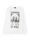 Dagger Distressed Graphic-print T-shirt In Multi