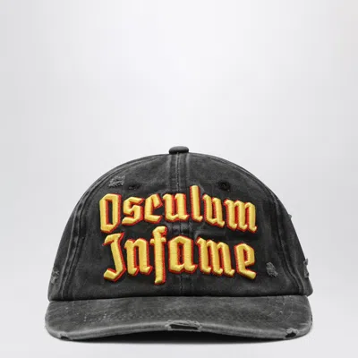 Dagger Distressed Vintage Baseball Cap In Black