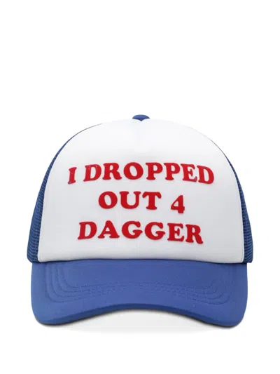 Dagger Drop Out Trucker Cap In Blue