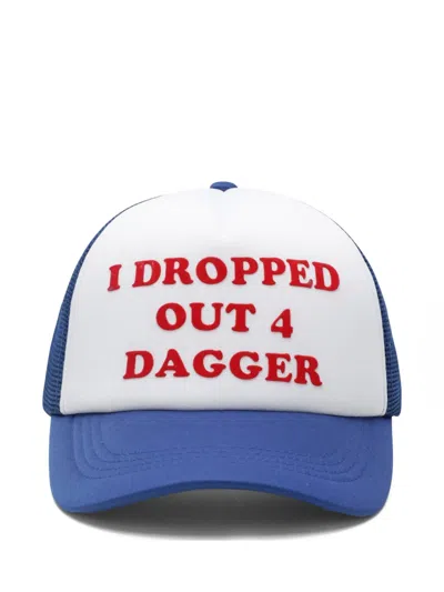 Dagger Drop Out Trucker Hat In Blue