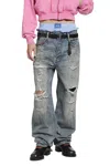 Dagger Garage Sid Jeans In Blue