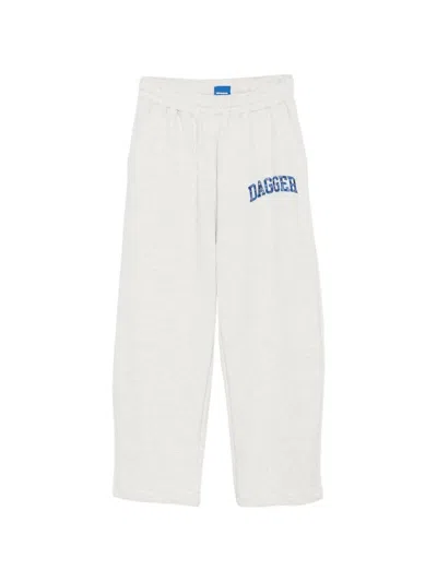 Dagger Logo-print Track Pants In White