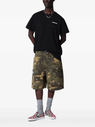 Dagger Logo-print T-shirt In Black