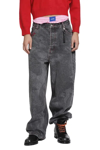 Dagger Mosh Johnny Jeans In Gray
