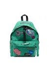 Dagger Patch-detail Graffiti-print Backpack In Green