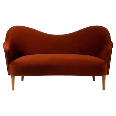 Pre-owned Dagmar Carl Malmsten Samspel Sofa In Wool Velvet 1950s In Brown