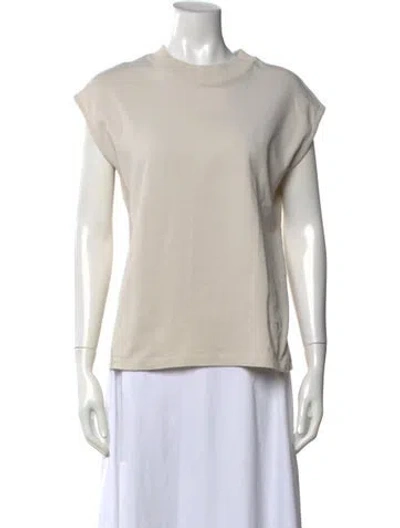 Pre-owned Dagmar Crew Neck Short Sleeve T-shirt In Neutrals