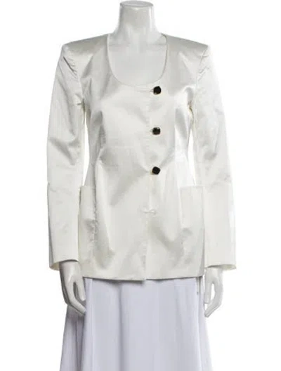 Pre-owned Dagmar Evening Jacket In White