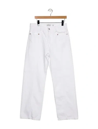 Pre-owned Dagmar High-rise Straight Leg Jeans In Blue
