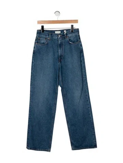 Pre-owned Dagmar High-rise Straight Leg Jeans W/ Tags In Blue