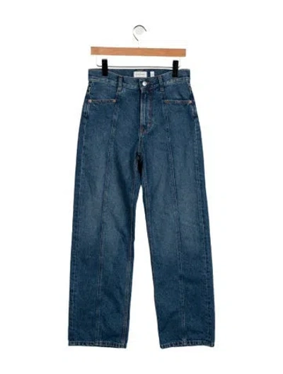 Pre-owned Dagmar High-rise Wide Leg Jeans In Blue
