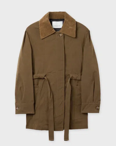 Dagmar Jacket Field Cotton In Brown
