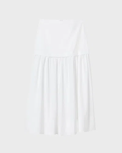 Dagmar Skirt Cotton Maxi In White
