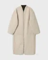 Dagmar Shearling Coat In Neutral