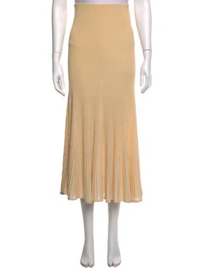 Pre-owned Dagmar Midi Length Skirt In Neutrals