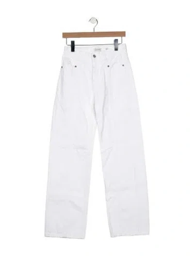 Pre-owned Dagmar Mid-rise Wide Leg Jeans In Blue