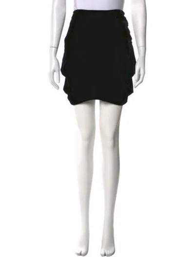 Pre-owned Dagmar Mini Skirt In Black