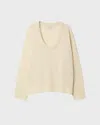 Dagmar Soft Wool Scoop Knit In Creme