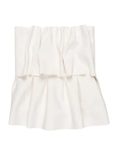 Pre-owned Dagmar Square Neckline Sleeveless Top In White