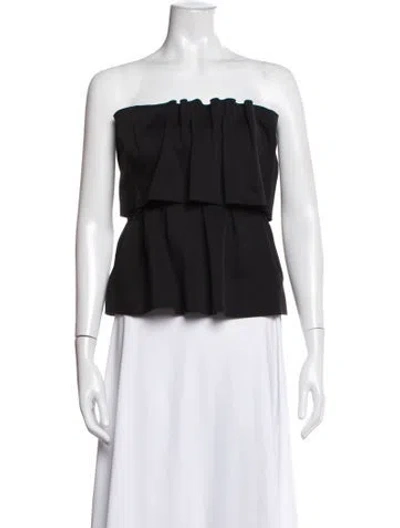 Pre-owned Dagmar Strapless Top In Black