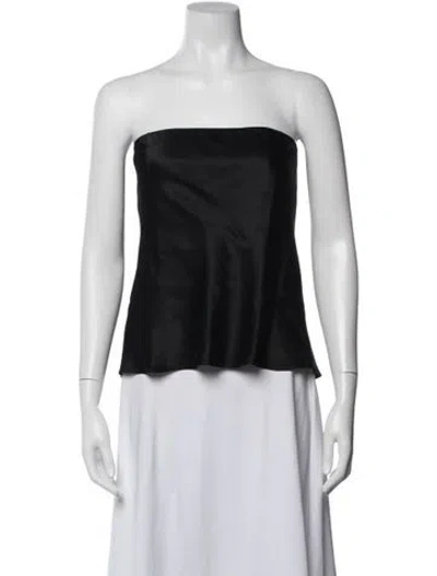 Pre-owned Dagmar Strapless Top In Black