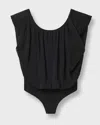 Dagmar Top Draped Knit In Black