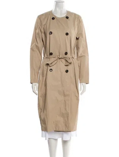 Pre-owned Dagmar Trench Coat In Neutral
