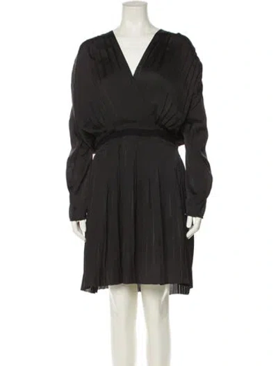 Pre-owned Dagmar V-neck Knee-length Dress W/ Tags In Gray