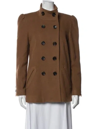Pre-owned Dagmar Wool Jacket In Brown