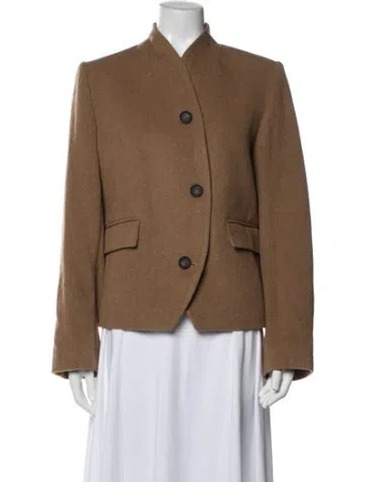 Pre-owned Dagmar Wool Jacket In Brown