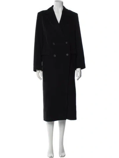 Pre-owned Dagmar Wool Parka In Black