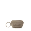 Dagne Dover Ace Keychain In Khaki In Burgundy