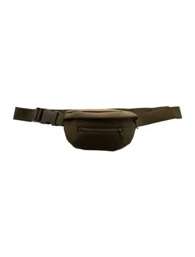 Pre-owned Dagne Dover Belt Bag In Green