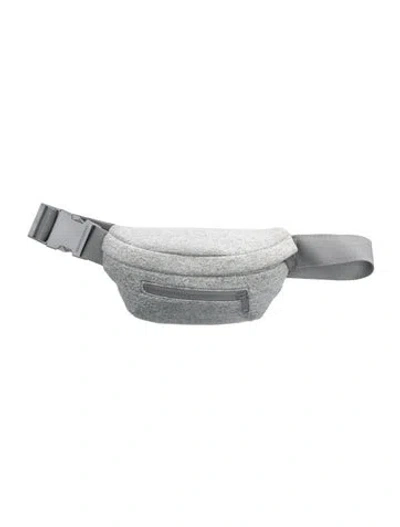 Pre-owned Dagne Dover Belt Bag In Silver