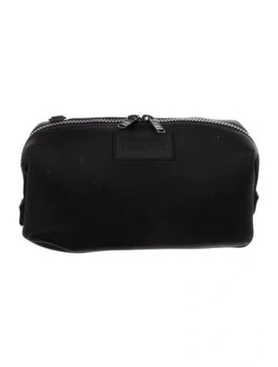 Pre-owned Dagne Dover Black Small Cosmetic Bag