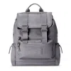 Dagne Dover Brooklyn Flap Top Backpack, Ash In Gray