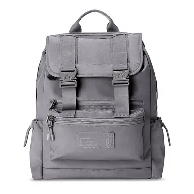 Dagne Dover Brooklyn Flap Top Backpack, Ash In Gray