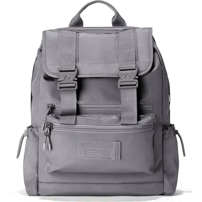 Dagne Dover Brooklyn Flap Top Backpack In Ash Grey
